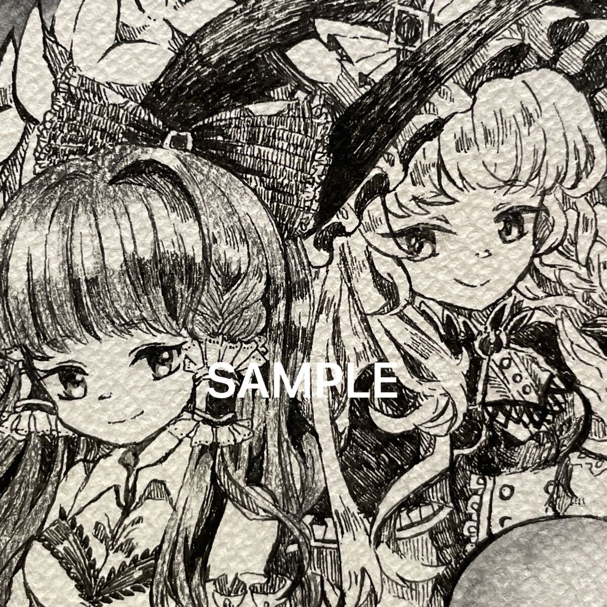 Yahoo!オークション -「霊夢 魔理沙」(手描きイラスト) の落札 Yahoo!オークション -「霊夢 魔理沙」(手描きイラスト) の落札