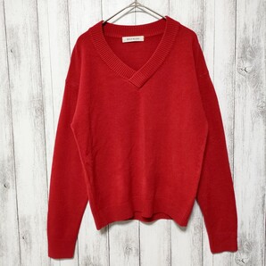 MISCHMASCH ミッシュマッシュ (M) Vネックニット セーター