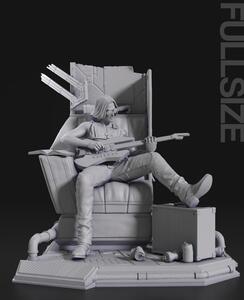 1/10 ジョニー・シルヴァーハンド 未塗装未組立 サイバーパンク2077 Cyberpunk フィギュア ガレージキット ガレキ ゲームキャラ