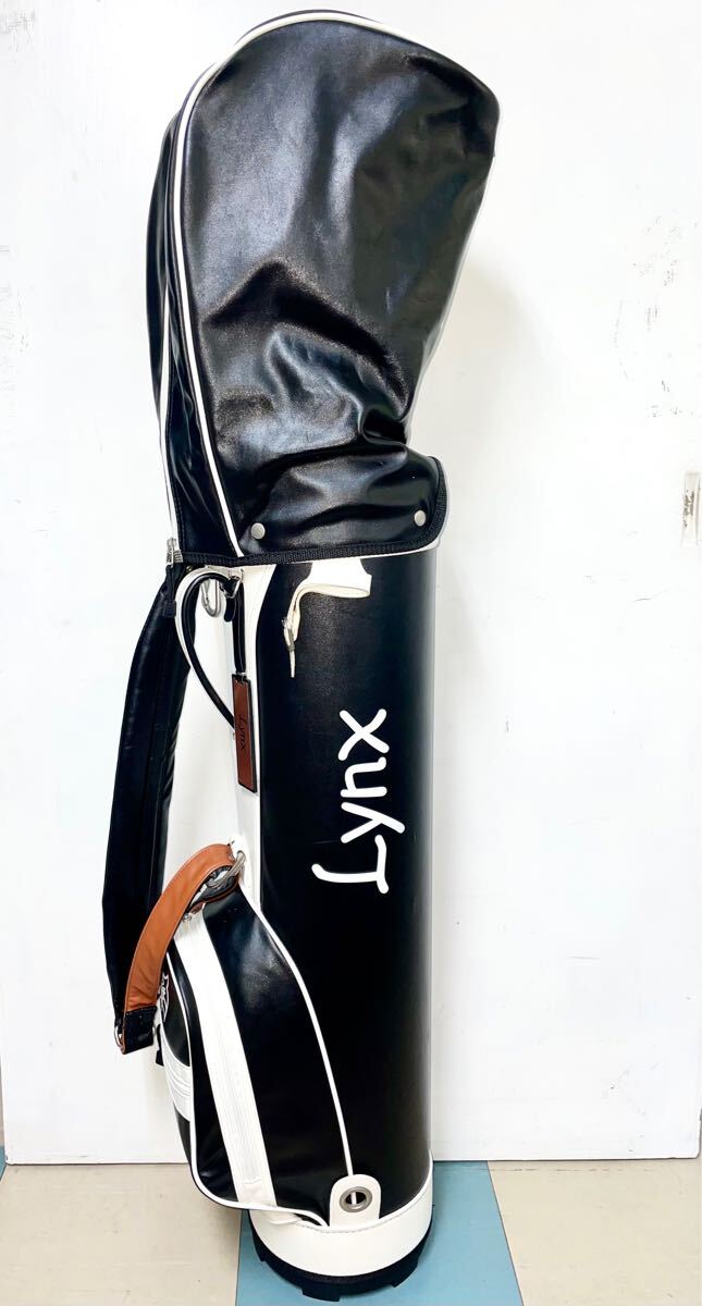 ★☆★Lynx★リンクス★スタンドバック★黒★☆★ Yahoo!オークション -「lynx」(キャディバッグ) (用具)の落札