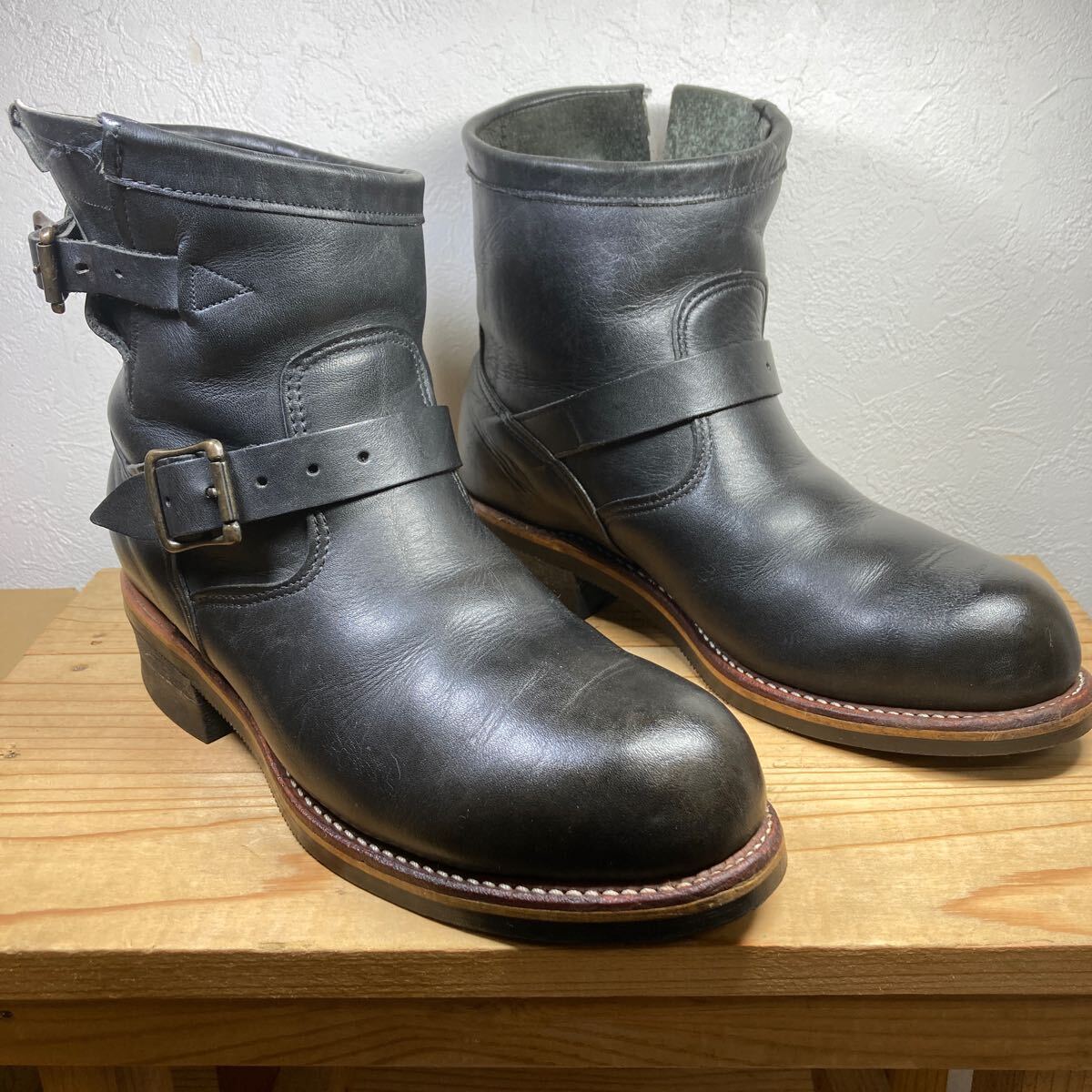 USA製 CHIPPEWAチペワ PT99 エンジニアブーツ 黒 8.5D