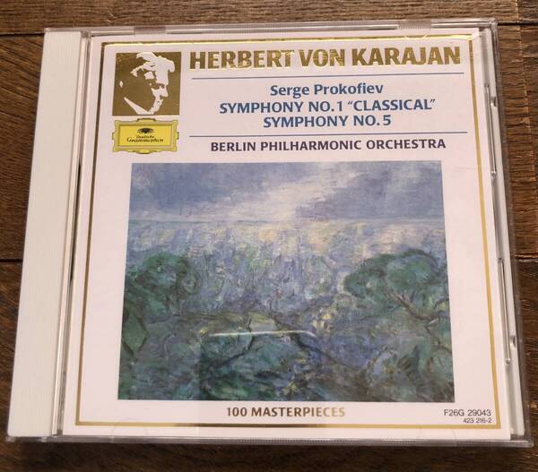 CD-Jan / ポリドール_DG / Herbert Von Karajan・Berlin Philharmonic / プロコフィエフ_古典交響曲 Op.25、同交響曲第5番 Op.100