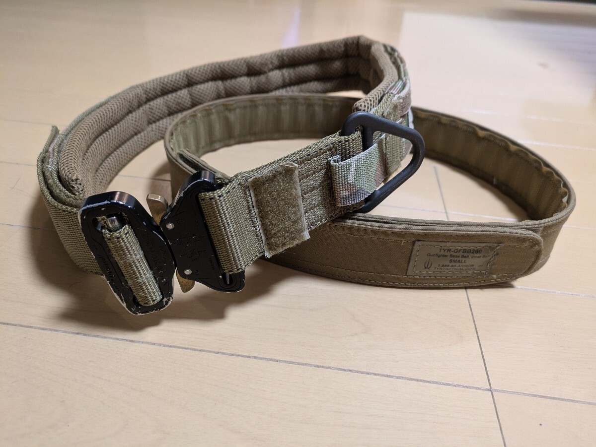 tyr ガンファイターベルトmulticam CRYE ferro 実物 s（TYR