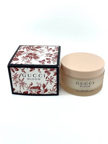 【未使用品に見受けられる】GUCCI グッチ BLOOM ブルーム ボディクリーム 180ml フランス製 ホワイトフローラルの香り【オマケ付き】