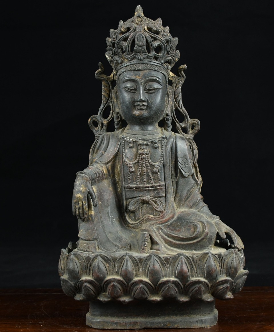 ♢希少！珍物 中国 清時代 釈迦像 根付け 携帯古印 仏像 古仏 古