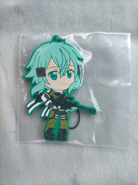 一番くじ SAO ソードアートオンライン シノン ラバー ストラップ 新品 ラバスト Sword Art Online Sinon Rubber strap charm