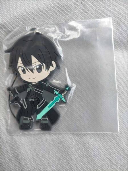 一番くじ SAO ソードアートオンライン キリト ラバー ストラップ 新品 ラバスト Sword Art Online Kirito Rubber strap charm