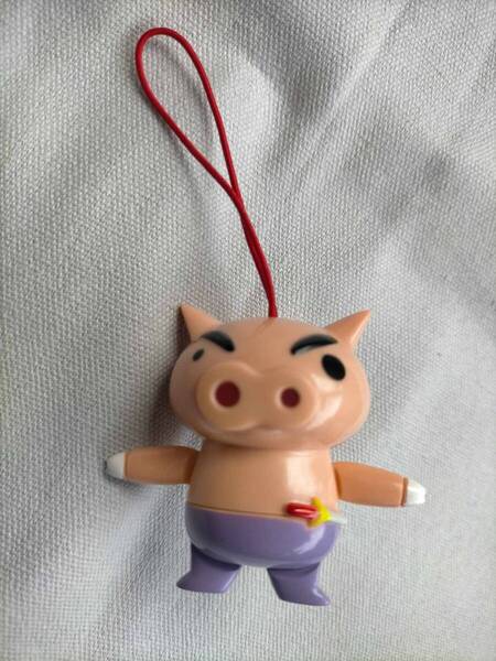 すき家 クレヨンしんちゃん ぶりぶりざえもん ゼンマイ ストラップ フィギュア SUKIYA Crayon Shin-chan Buriburizaemon Figure strap