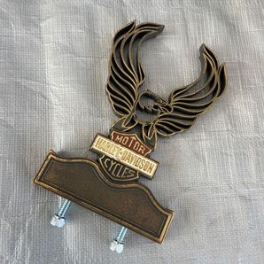 当時物 ハーレー シーシーバー インサート ビンテージ ショベル アイアン スポーツスター エンブレム 純正 エボ ラゲッジラック xlh1200