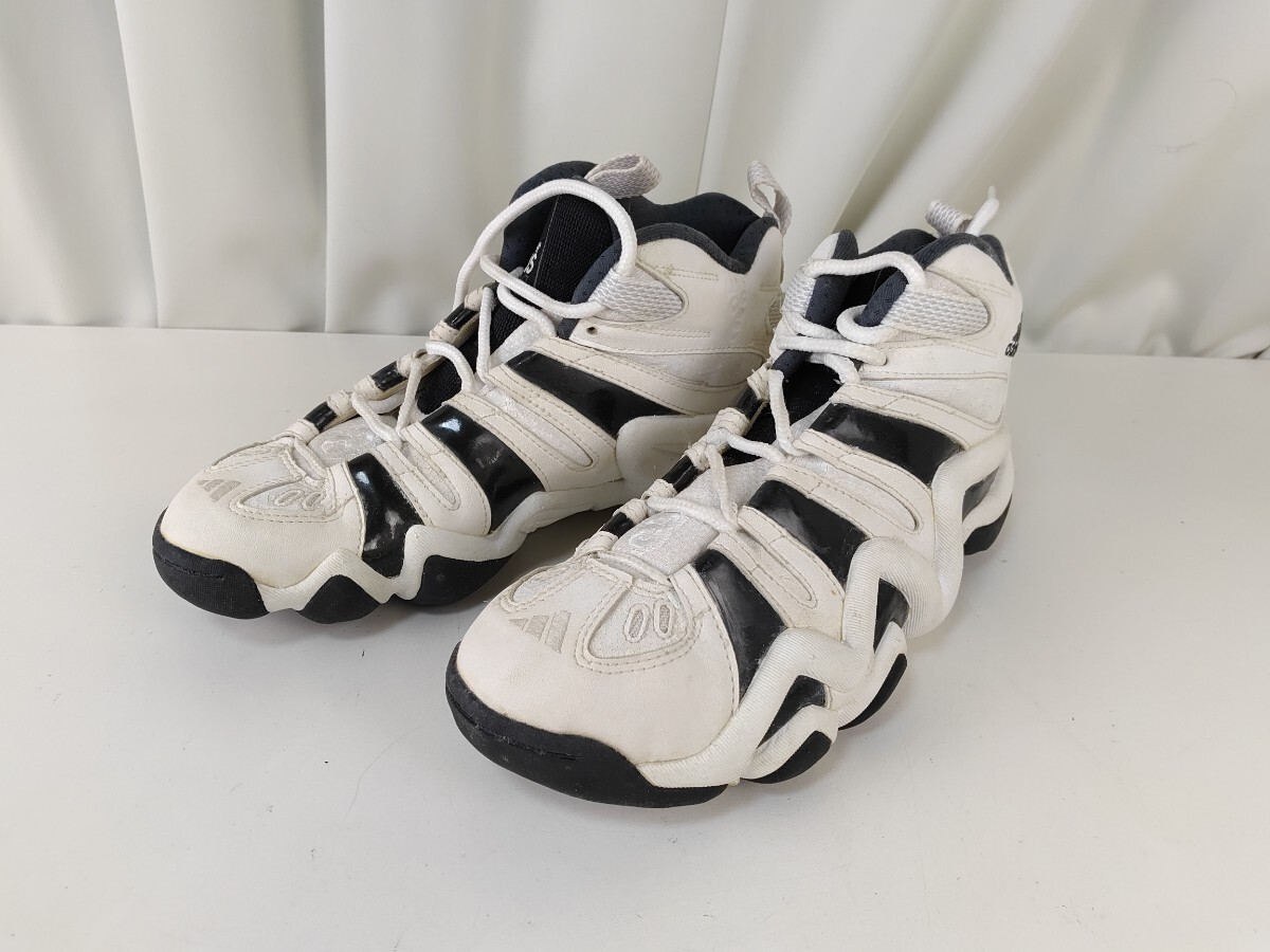 スニーカー adidas KB8 26.0cm ホワイト×ブラック 1997年製 オリジナル アディダス コービー・ブライアント