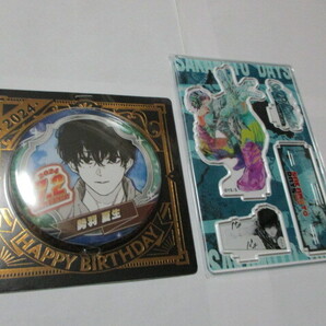新品 匿名発送 送料無料 最安値 アニメ化 サカモトデイズ 勢羽夏生 バースデー2024 缶バッジ アクリルジオラマフィギュア 2種セット