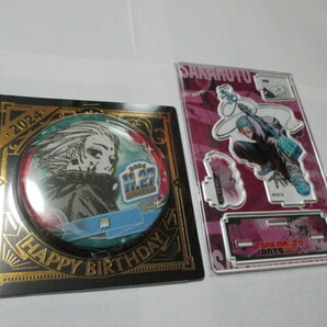 新品 匿名発送 送料無料 希少 最安値 アニメ化 サカモトデイズ 楽 バースデー 2024 缶バッジ アクリルジオラマフィギュア 2種セット