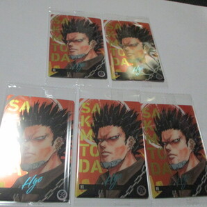 新品 匿名発送 送料無料 希少 最安値 アニメ化 サカモトデイズ ウエハース カード 豹 C 5枚セット