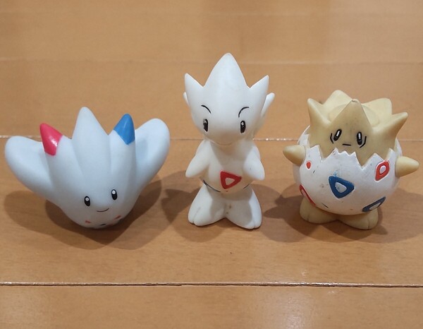 送料込み!ポケモンキッズ/トゲピー・トゲチック・トゲキッス 3個セット/指人形/フィギュア/大量/ソフビ/ポケットモンスター