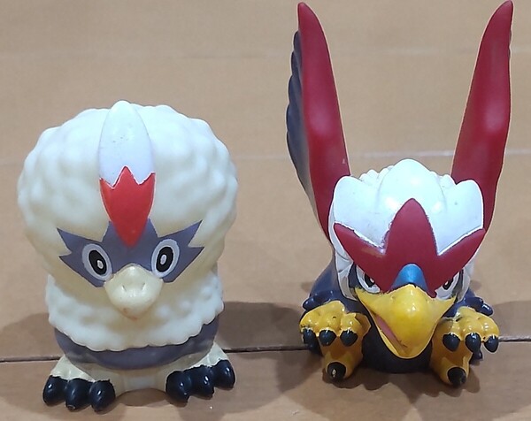 送料込み!ポケモンキッズ★ワシボン・ウォーグル2個セット ひこうタイプ/指人形/フィギュア/ソフビ