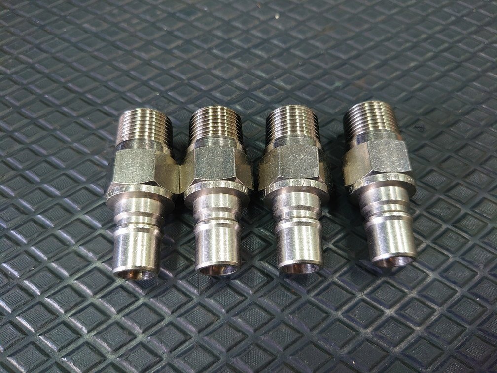 送185円 STAUBLI 3/8”ねじ ワンタッチカプラ RMI09.7152/IA/JV ◆ 金型カプラ ワンタッチ継手 金型カプラー 金型継手