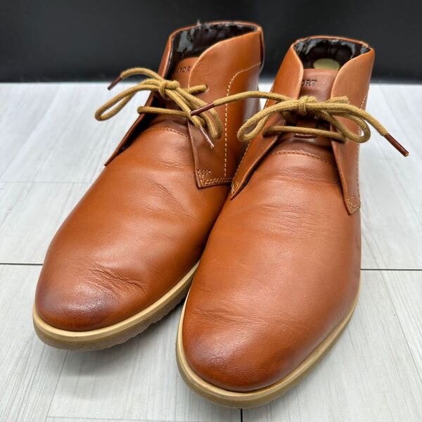 【ROCKPORT】ロックポート 25.5 チャッカブーツ レザー