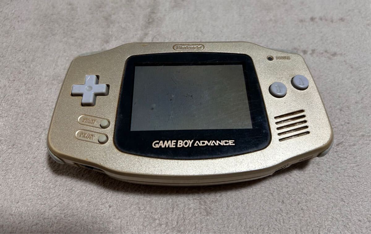 ゲームボーイアドバンス 本体 4台セット ジャンク品 訳あり品 黒金紫スケルトン