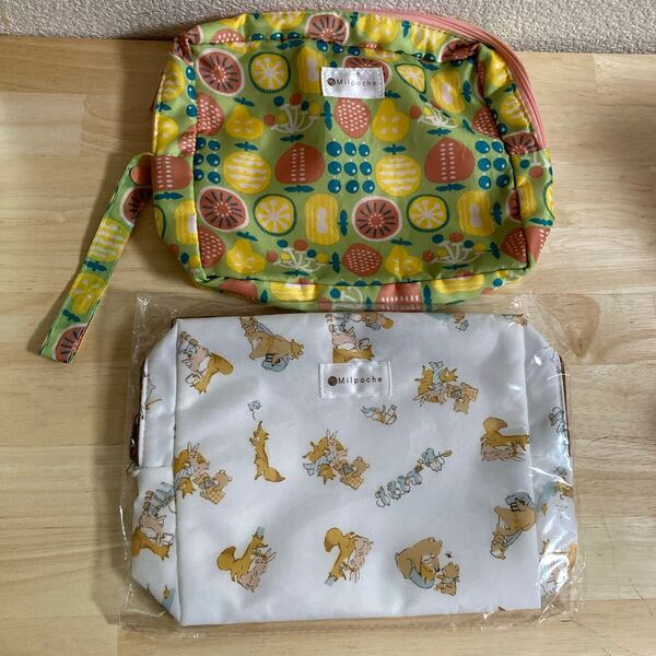 milpoche☆オムツポーチ☆オマケ付き☆未使用☆A