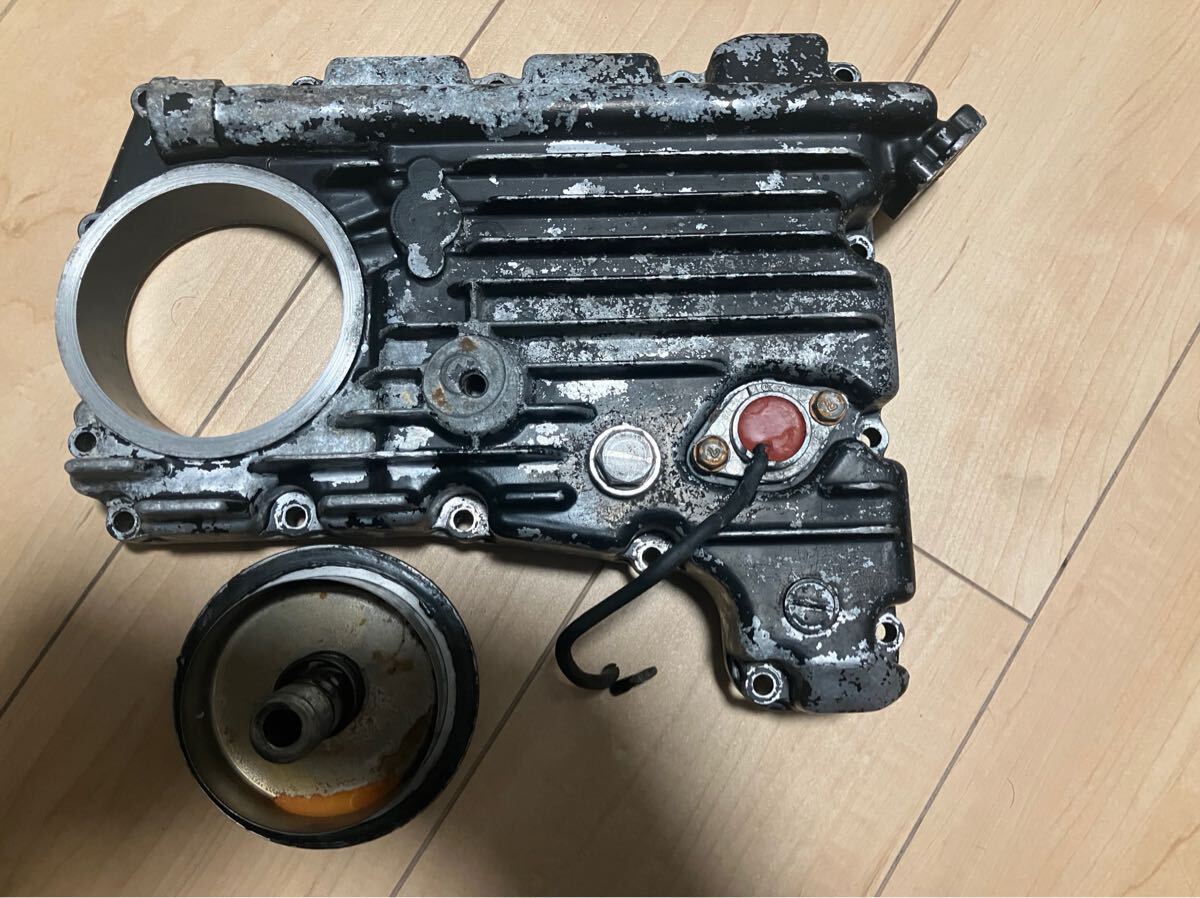 GPZ750F オイルパンZ750FX オイルクーラー取り出しにZ750GP