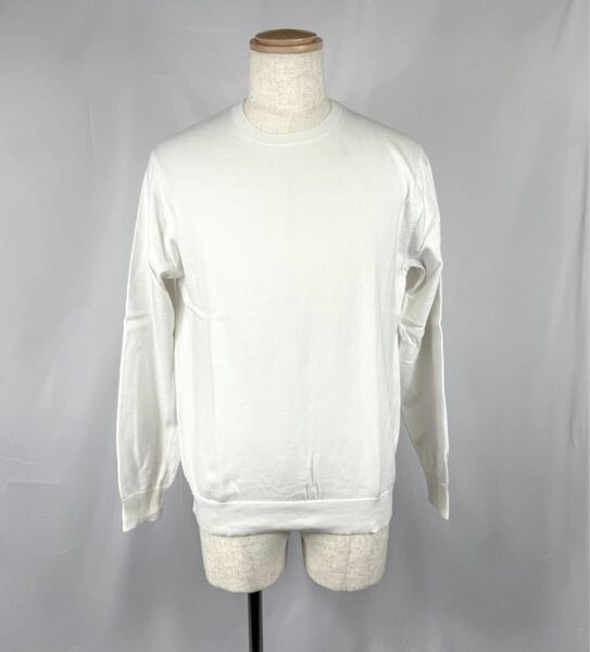 ユニクロUNIQLO スーピマコットンクルーネックセーター Size.XL WH