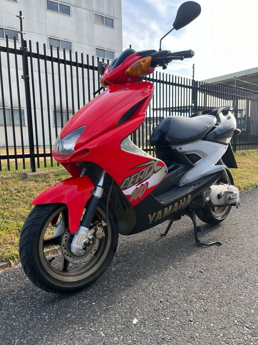 YAMAHA ヤマハ エアロックス100 AEROX100 実働 書類付 通勤 通学 埼玉発 春日部より グランドアクシス100 グラアク エアロックス50 美品