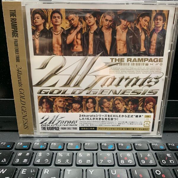 CD ONLY (初回) トレカC1種 THE RAMPAGE from EXILE TRIBE CD/24karats GOLD GENESIS 24/7/24発売