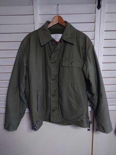 US-NAVY A-2デッキジャケット 42~44サイズ