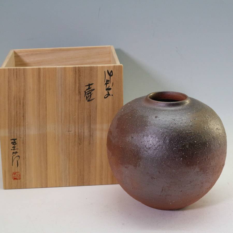 Yahoo!オークション -「備前焼 作家」(花器、壷) (備前)の落札 Yahoo!オークション -「備前焼 作家」(花器、壷) (備前)の落札