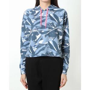 7200★新品★PUMA プーマ レディース フィットネス フーディースウェット(ブルー)【サイズM】定価5900円