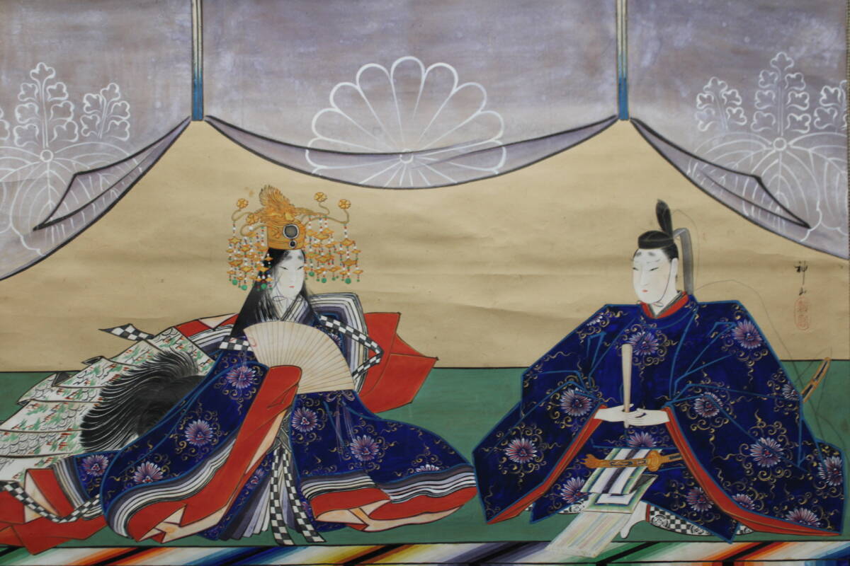 Yahoo!オークション -「ひな人形」(日本画) (絵画)の落札相場 Yahoo!オークション -「ひな人形」(日本画) (絵画)の落札相場