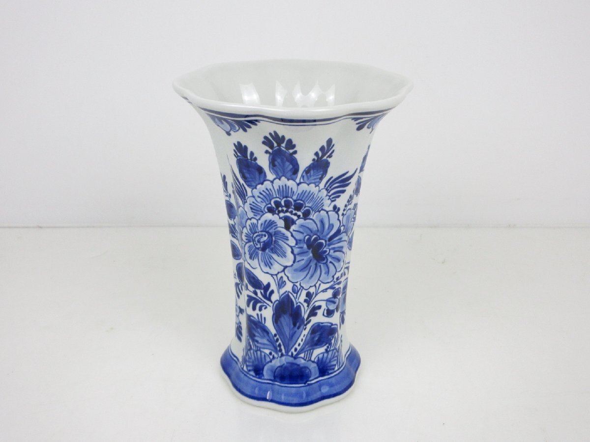 Yahoo!オークション -「ロイヤルデルフト」(花瓶) (インテリア Yahoo!オークション -「ロイヤルデルフト」(花瓶) (インテリア