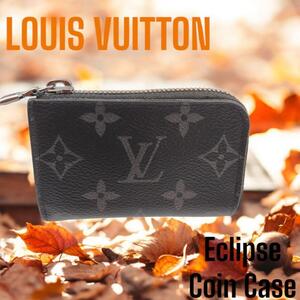 極美品☆付属品付きルイヴィトン モノグラム エクリプス コインケース M63536 LOUIS VUITTON MONOGRAM ECLIPSE COIN CASE