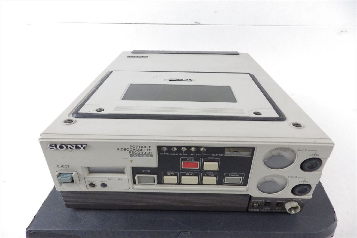 希少品】【ジャンク】SONYポータブルビデオカセットレコーダー