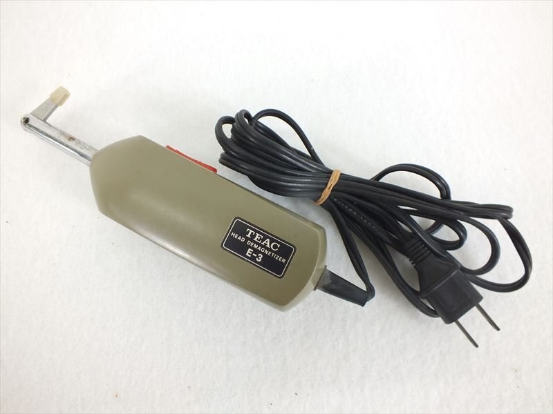 TEAC E-3 ヘッドイレーサー 消磁器 HEAD DEMAGNETIZER
