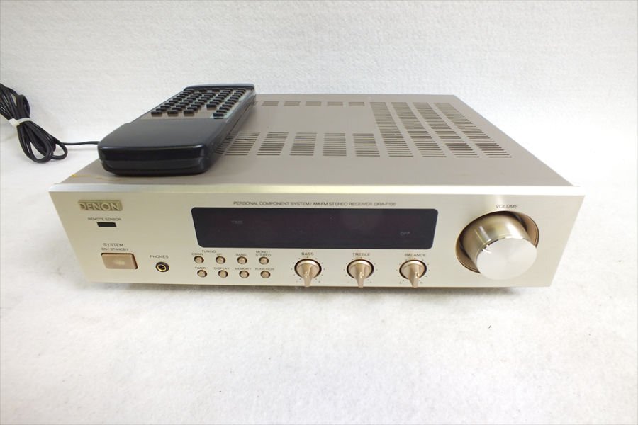 DENON デノン(デンオン) DRA-F100-N ゴールド FM/AMチューナー内蔵アンプ