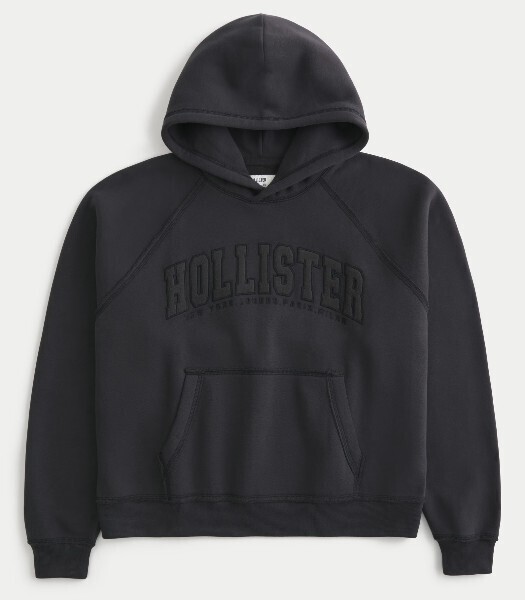 HOLLISTER*ホリスター/US:XXL/D.グレー/裏フリースフーディー