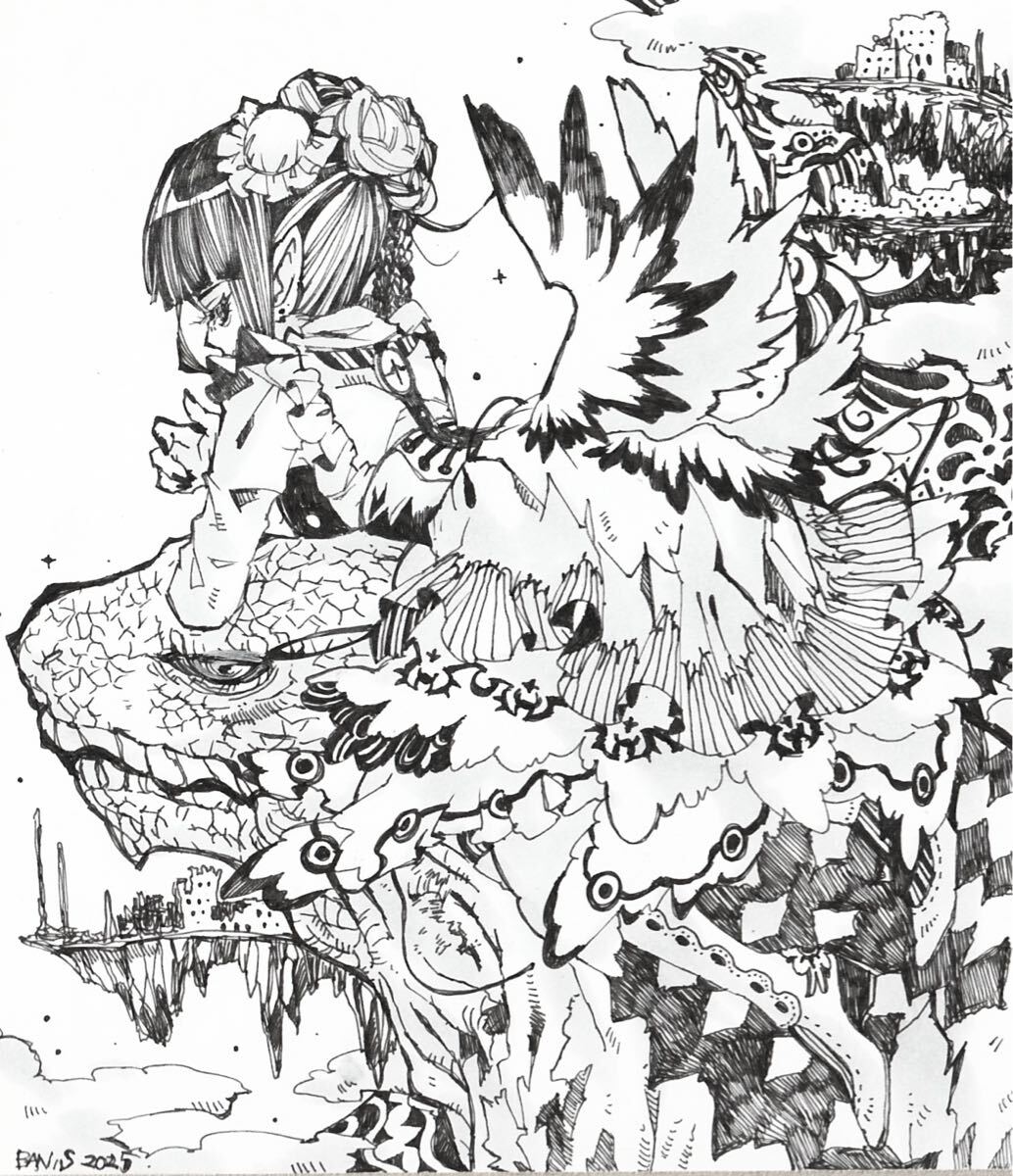 Yahoo!オークション -「ミニイラスト色紙」(手描きイラスト) の Yahoo!オークション -「ミニイラスト色紙」(手描きイラスト) の