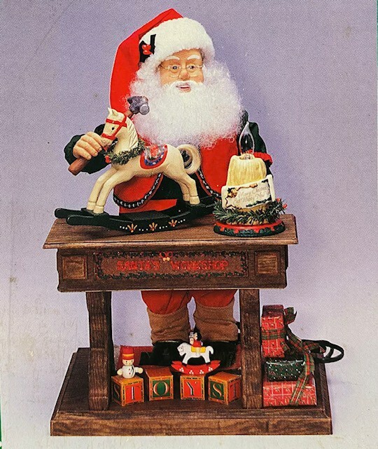 希少!1995年!ヴィンテージ! 動く サンタクロース クリスマスメロディ インテリア 置物 飾り 高さ約50cm 23な310