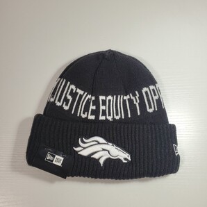 新品 New Era ニットキャップ ニューエラ NFL デンバー・ブロンコス 男女兼用 裏起毛
