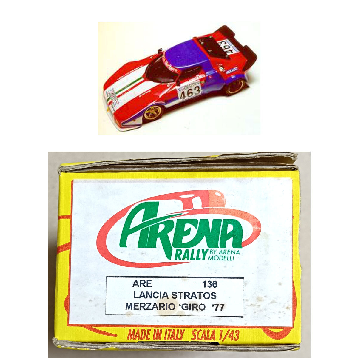スパーク 1/43 ランチア ストラトス HF 1974 ラリー フランス