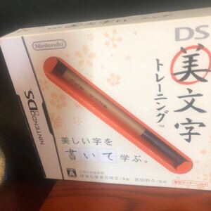 【NintendoDS 美文字DSトレーニング】未開封保管品 任天堂【2025/1 ST-DANX】