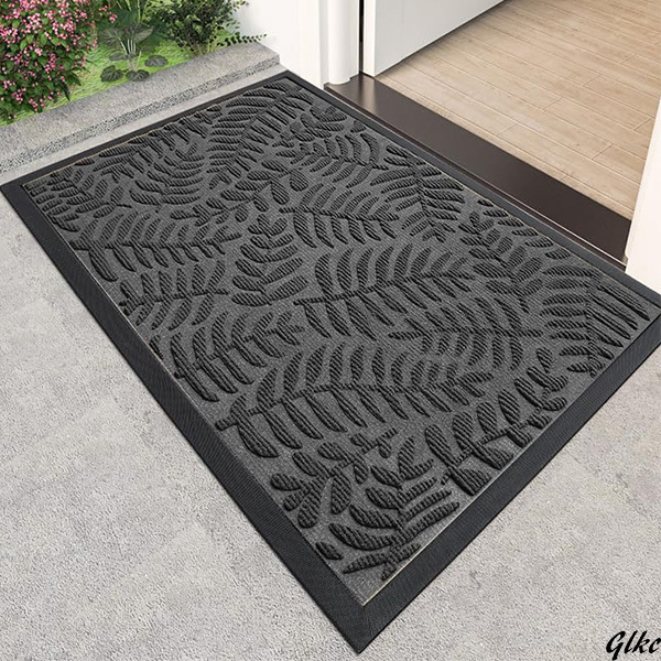 【高耐久性で長期間の使用が可能】玄関マット 43x74cm 滑り止め加工 屋外・室内 防汚機能 業務用 家庭用 軽量 万能マット