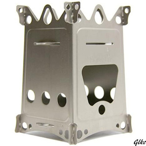 【煙突効果と側面からの空気供給で優れた燃焼効率を実現】 ウッドストーブ、アウトドアストーブ、軽量、キャンプ用ストーブ、調理用