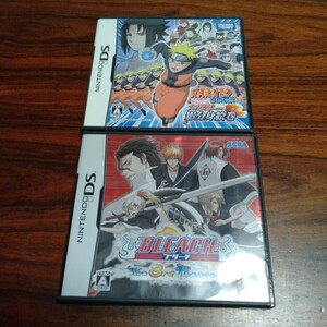 ト556 ブリーチ The 3rd Phantom ナルト 大乱戦!影分身絵巻 2枚まとめて ニンテンドーDS ゲームソフト 動作未確認