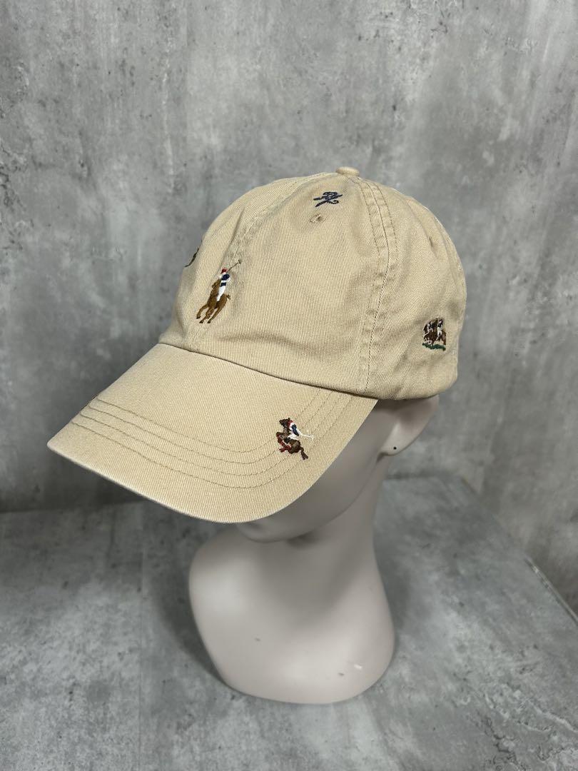 POLO RALPH LAUREN マルチ刺繍 キャップ シグネチャーポニー