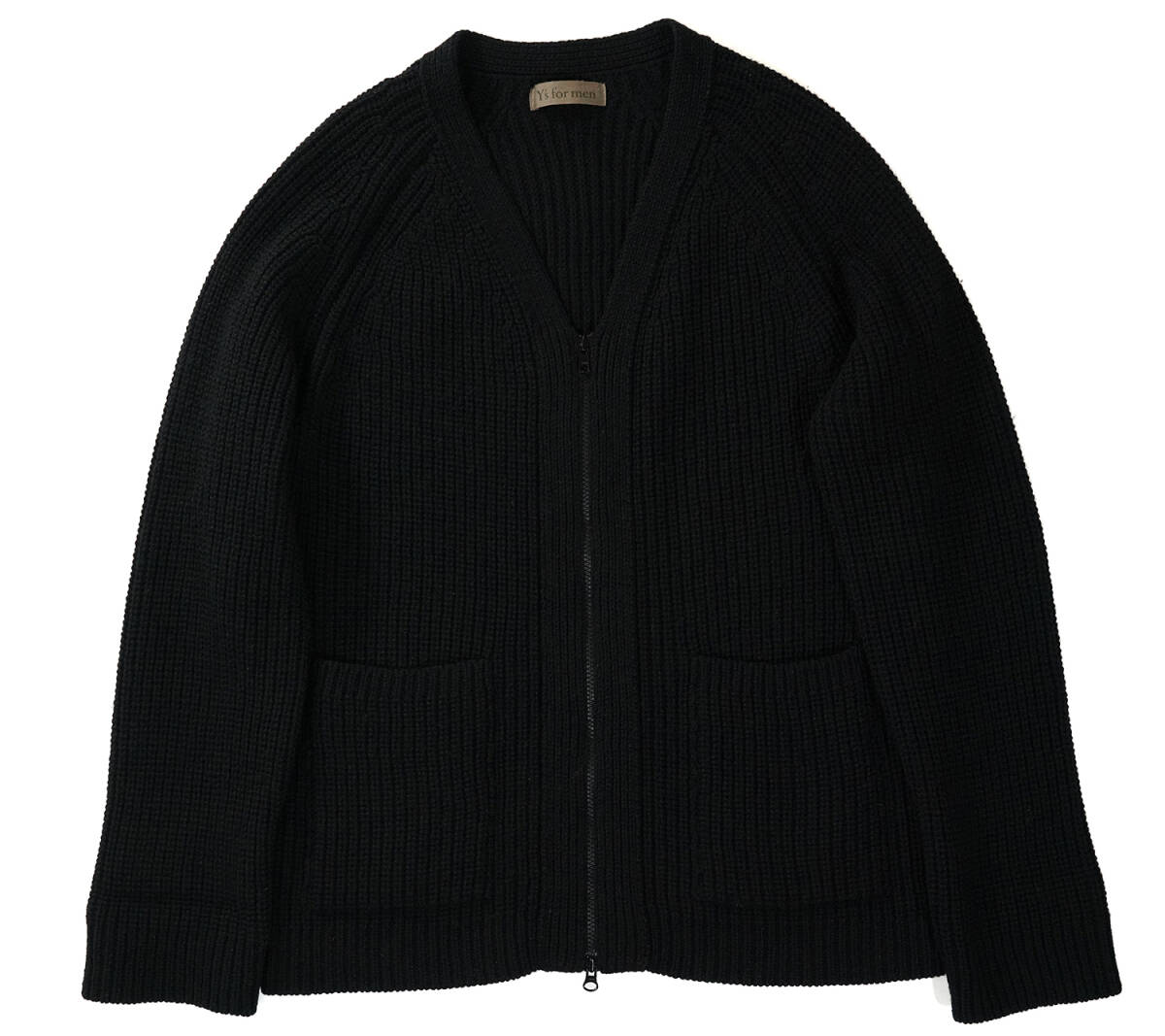 「 Y's for men ジップ ニット カーディガン 厚手 ブラック 」ワイズフォーメン ヨウジヤマモト MU-K35-148 3サイズ 20,160円