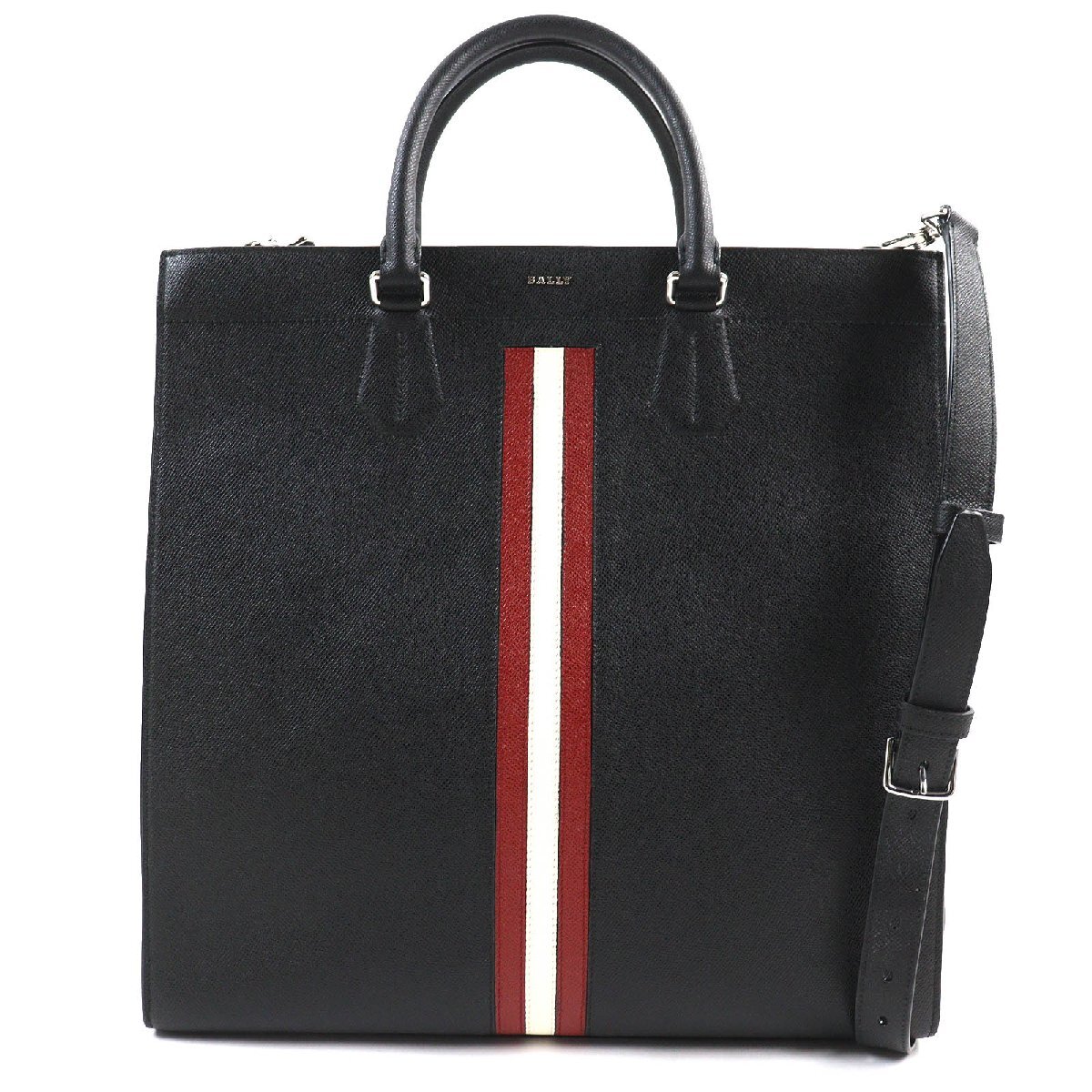 美品】BALLY レザー トレスポ 2way トートバッグ 白 ビジネスバッグ