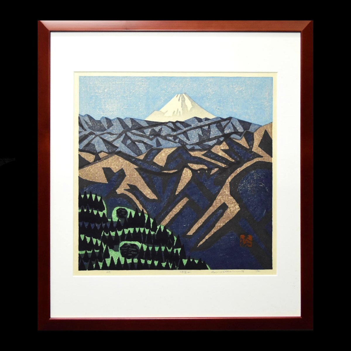 『1年保証』 Yahoo!オークション -「橋本興家」(木版画) (版画)の落札相場 絵画