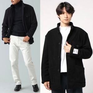 B:MING by BEAMS フリース スタンドカラー カバーオール ジャケット M ブラック 送料無料